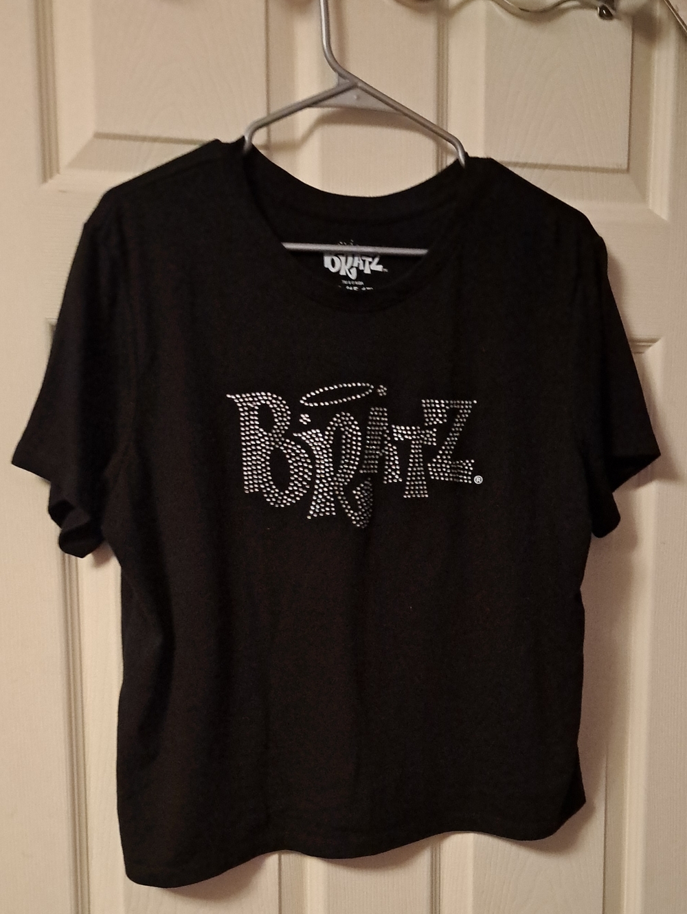 Bratz Black Short Sleeve Tee with Stud Logo